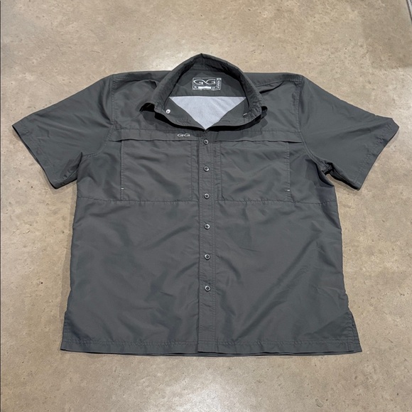 Men's Gray Short Sleeve Shirt - Picture 1 of 2